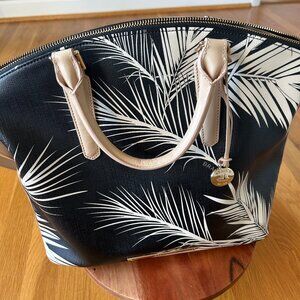 NW/OT Brahmin Monaco Palm Leaf Duxbury Satchel Large Size